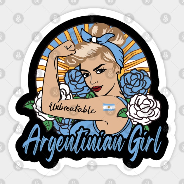Argentinian Girl Sticker by JayD World
